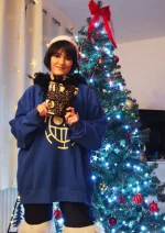 Cosplay-Cover: Monkey D. Luffy (Christmas Toraos Sweatshirt)