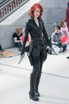 Cosplay-Cover: black widow