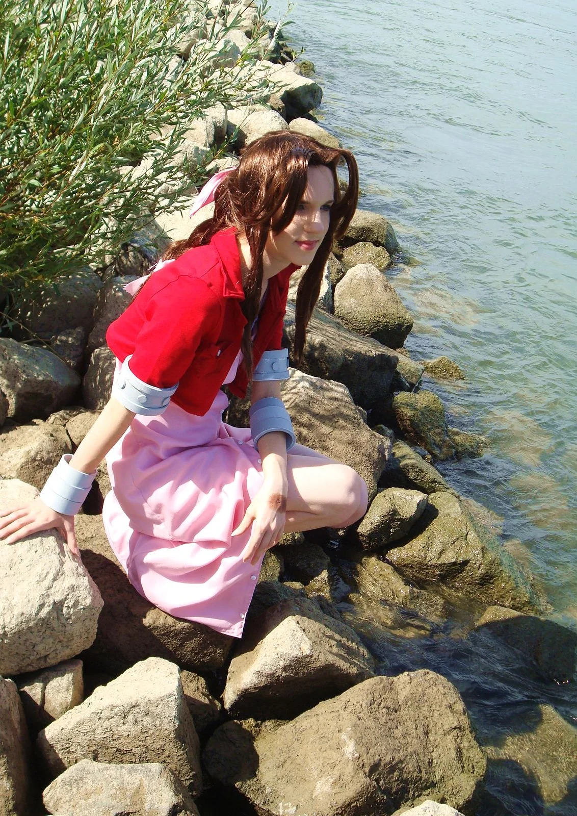 Cosplay-Cover: Aerith Gainsborough (Final Fantasy VII)