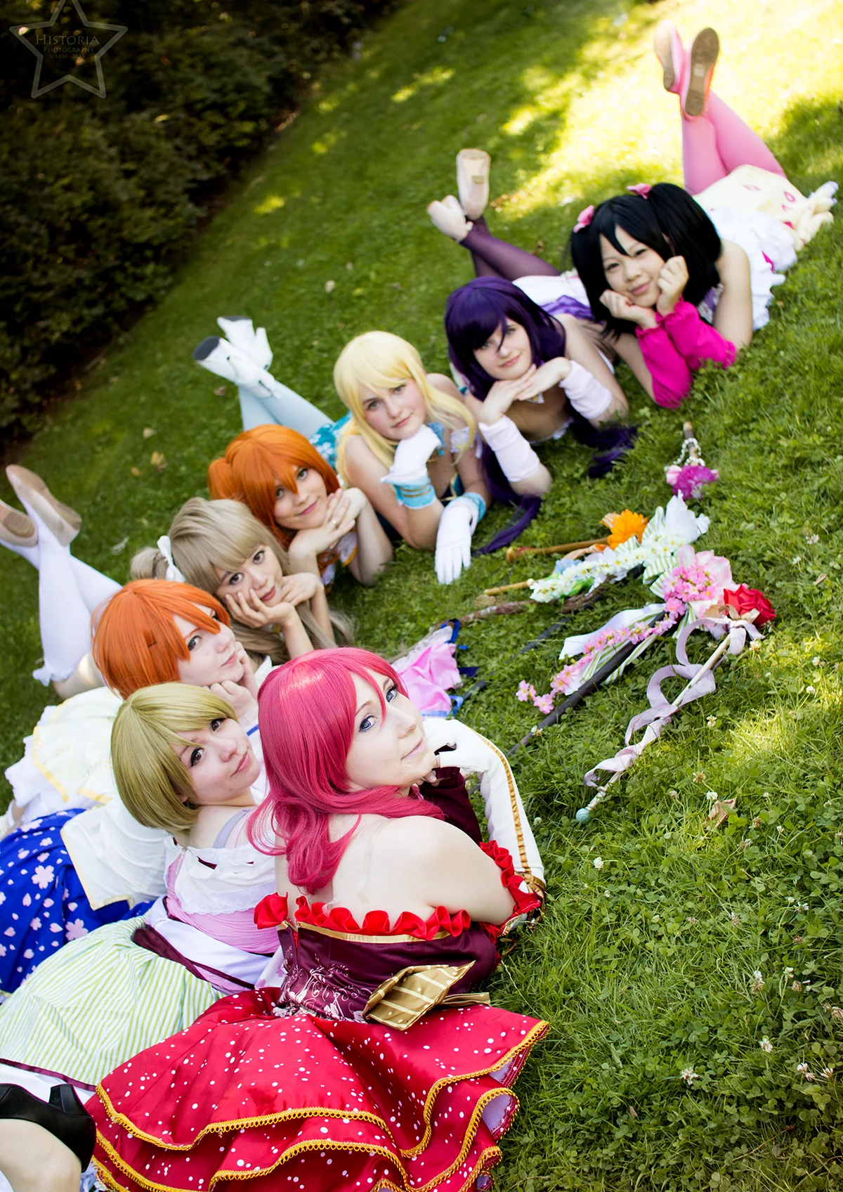 Cosplay-Cover: Honoka Kosaka, Blümchen