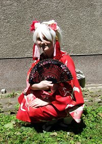 Cosplay-Cover: Kirschblütenkimono