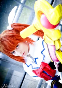 Cosplay-Cover: Nanoha Takamachi (A's Barrier Jacket)