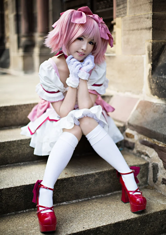 Cosplay-Cover: Kaname Madoka [Puella Magi]