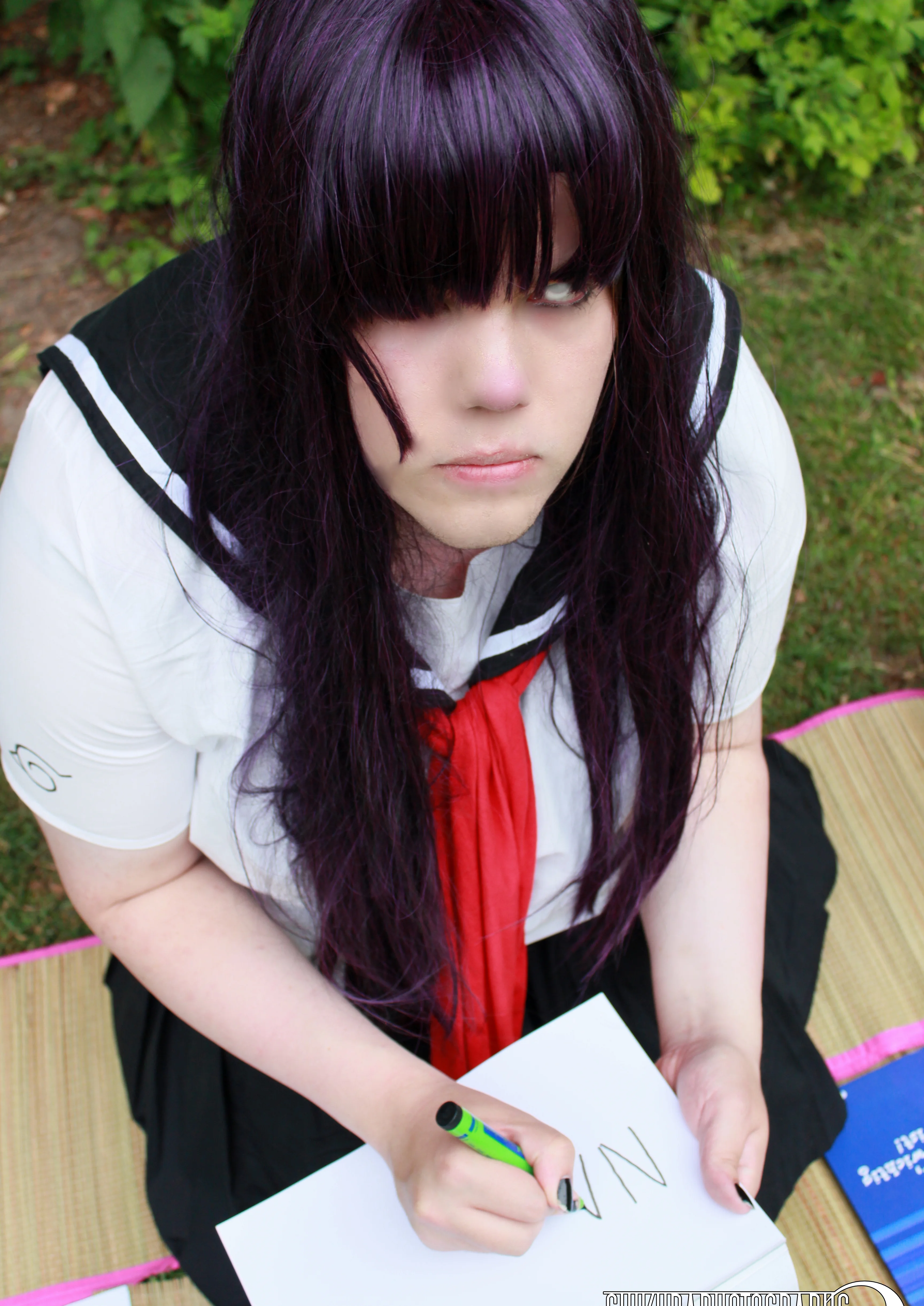 Cosplay-Cover: Hinata Hyuga (Schooluniform)