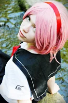 Cosplay-Cover: Sakura Haruno (Gakuen den)