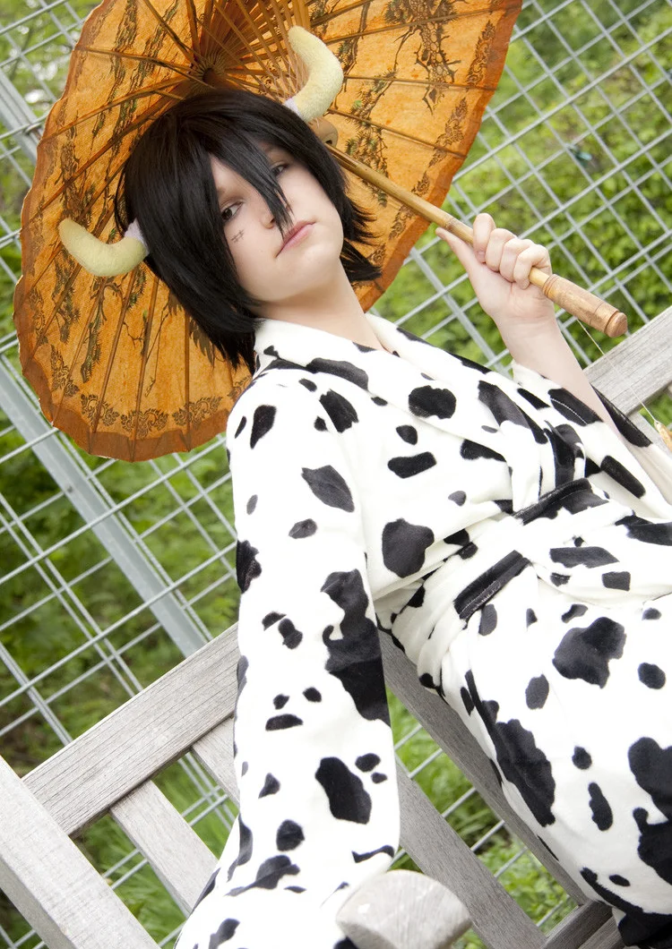 Cosplay-Cover: Lambo Bovino (15 years old Kimono)
