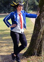 Cosplay-Cover: Yusei Fudo [Duel Acdemia Middle School]