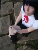 Cosplay-Cover: Hinata Hyuuga [Schuluniform]