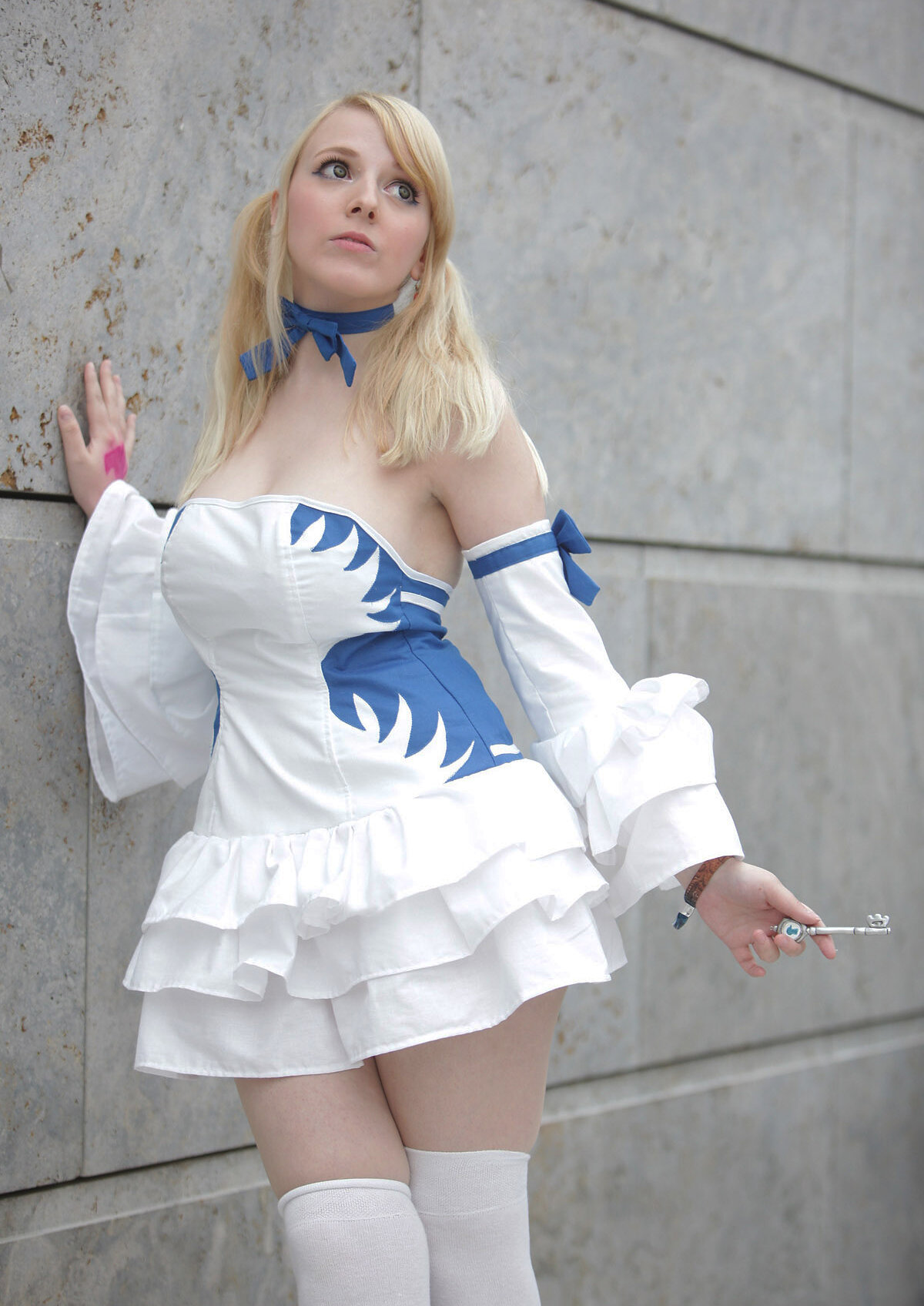 Cosplay-Cover: Lucy Heartfilia (Tenrou Island)