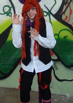 Cosplay-Cover: Grell als Grinsekatze