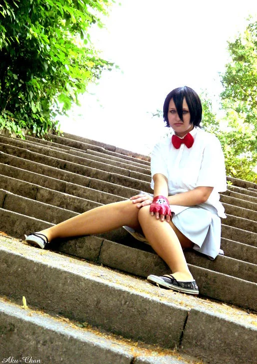 Cosplay-Cover: Rukia Kuchiki (Sommerschuluniform)