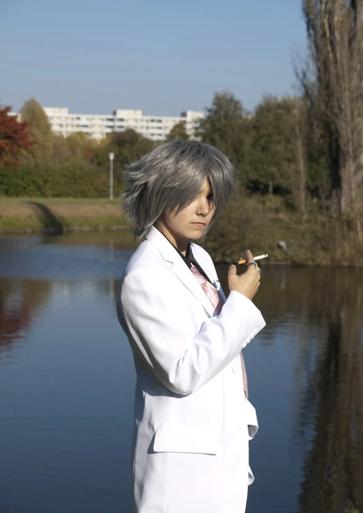 Cosplay-Cover: Hayato Gokudera (TYL whitesuit)