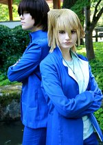 Cosplay-Cover: Joey Wheeler/Katsuya Jonouchi (Schuluniform)