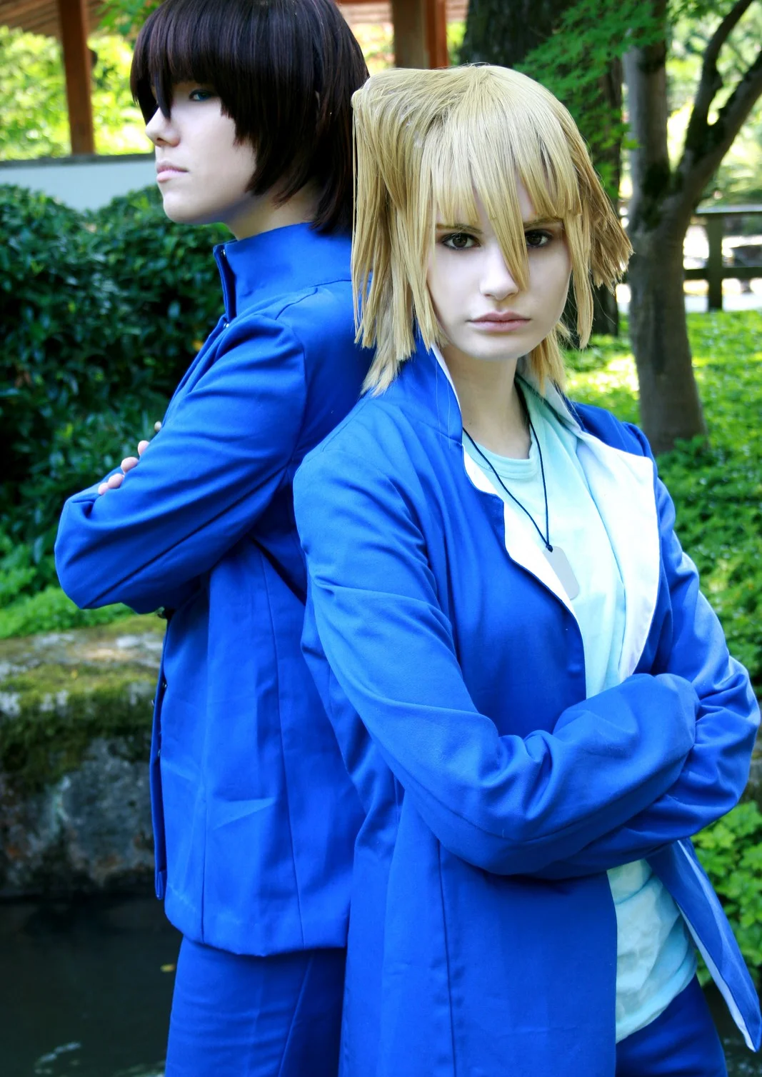 Cosplay-Cover: Joey Wheeler/Katsuya Jonouchi (Schuluniform)