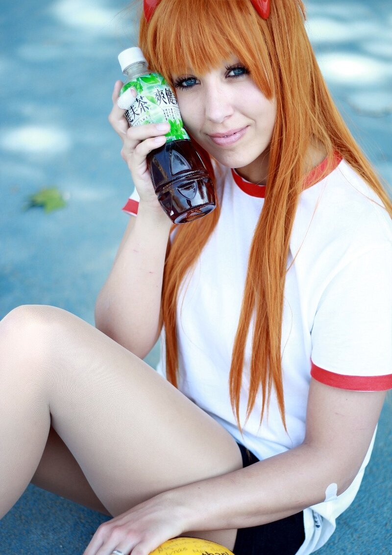 Cosplay-Cover: Asuka - Sportdress