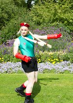 Cosplay-Cover: Cammy White (green-Short-Styl)