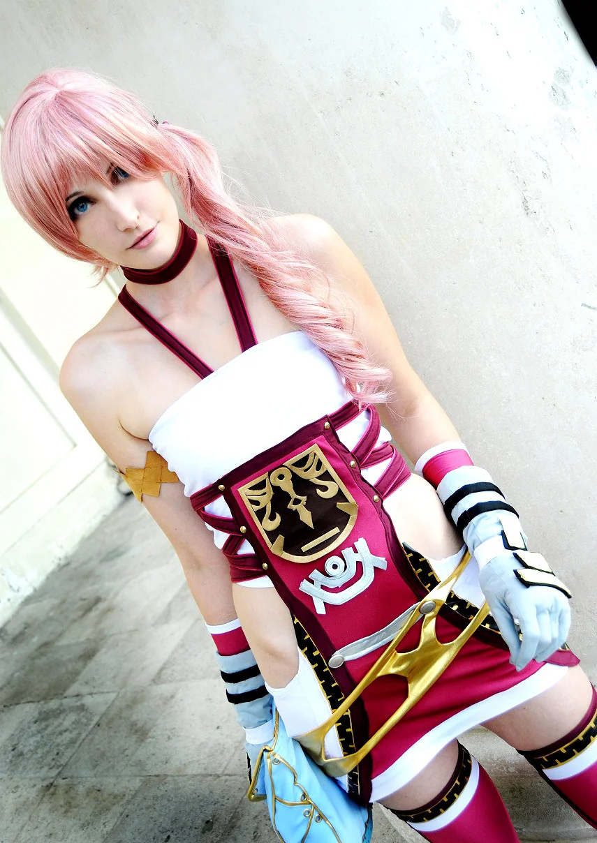 Cosplay-Cover: Serah Farron (XIII-2)