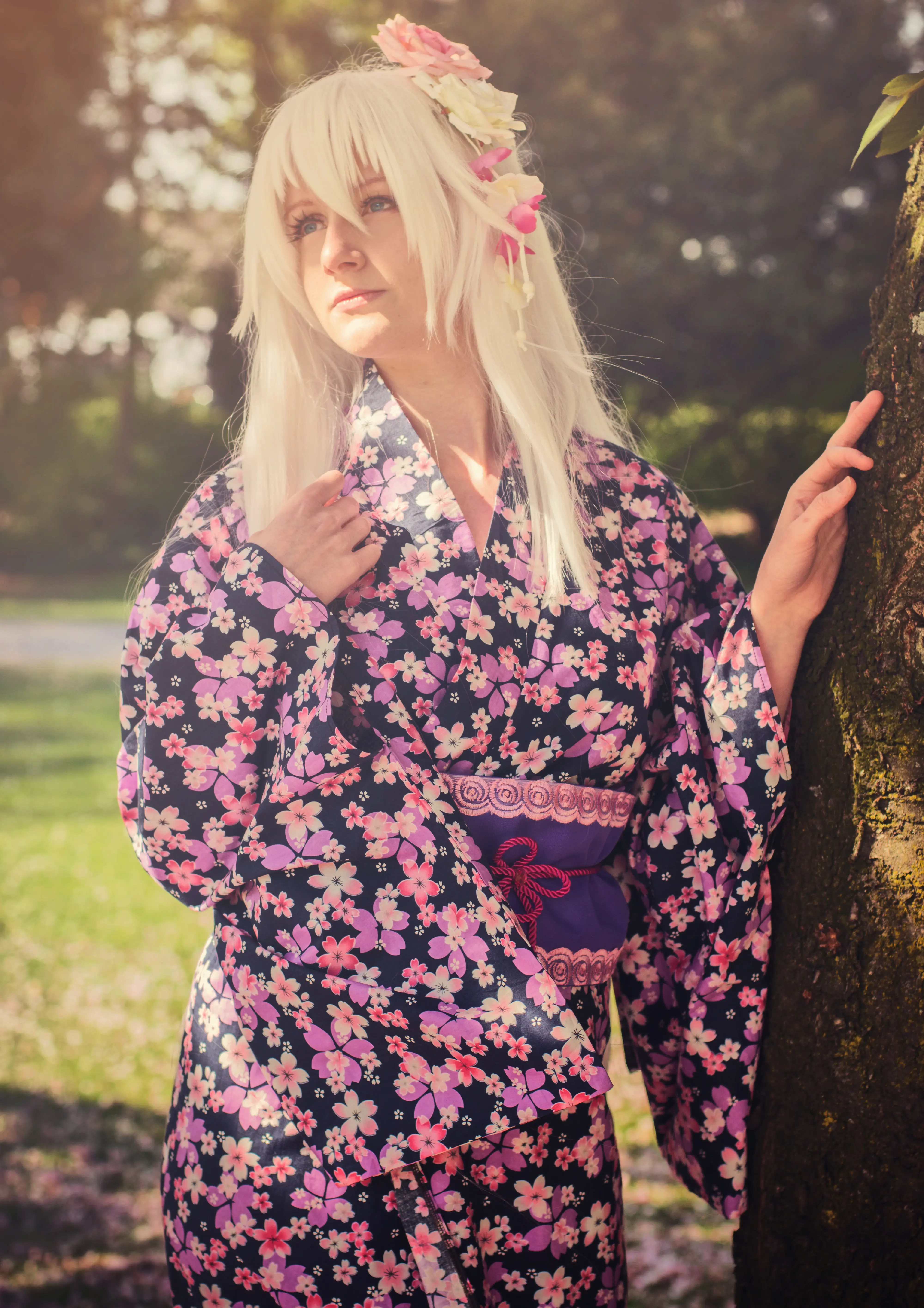 Cosplay-Cover: Black Heart [Kimono Fanart] ♪