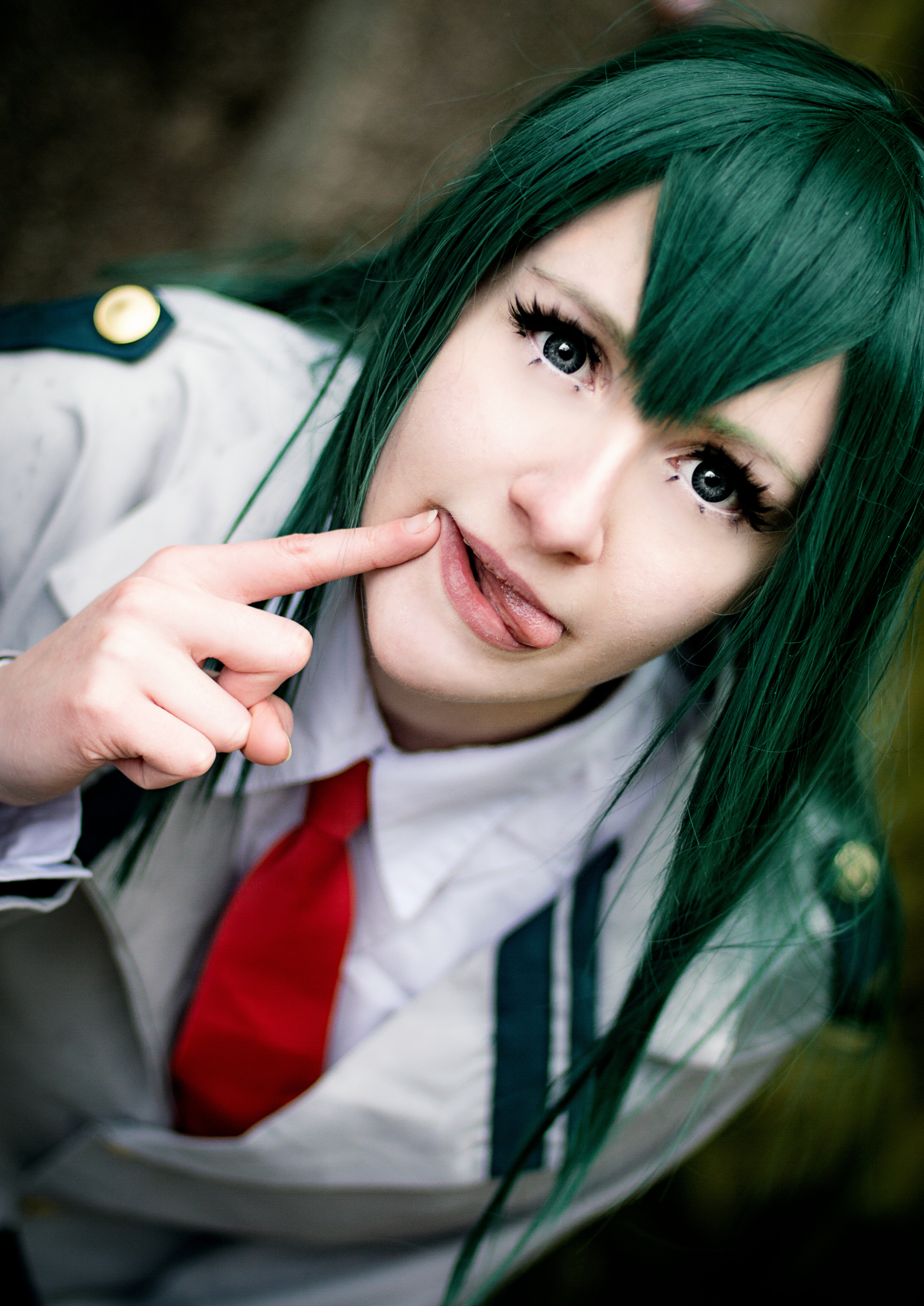 Cosplay-Cover: Tsuyu Asui [Schooluniform] ♪