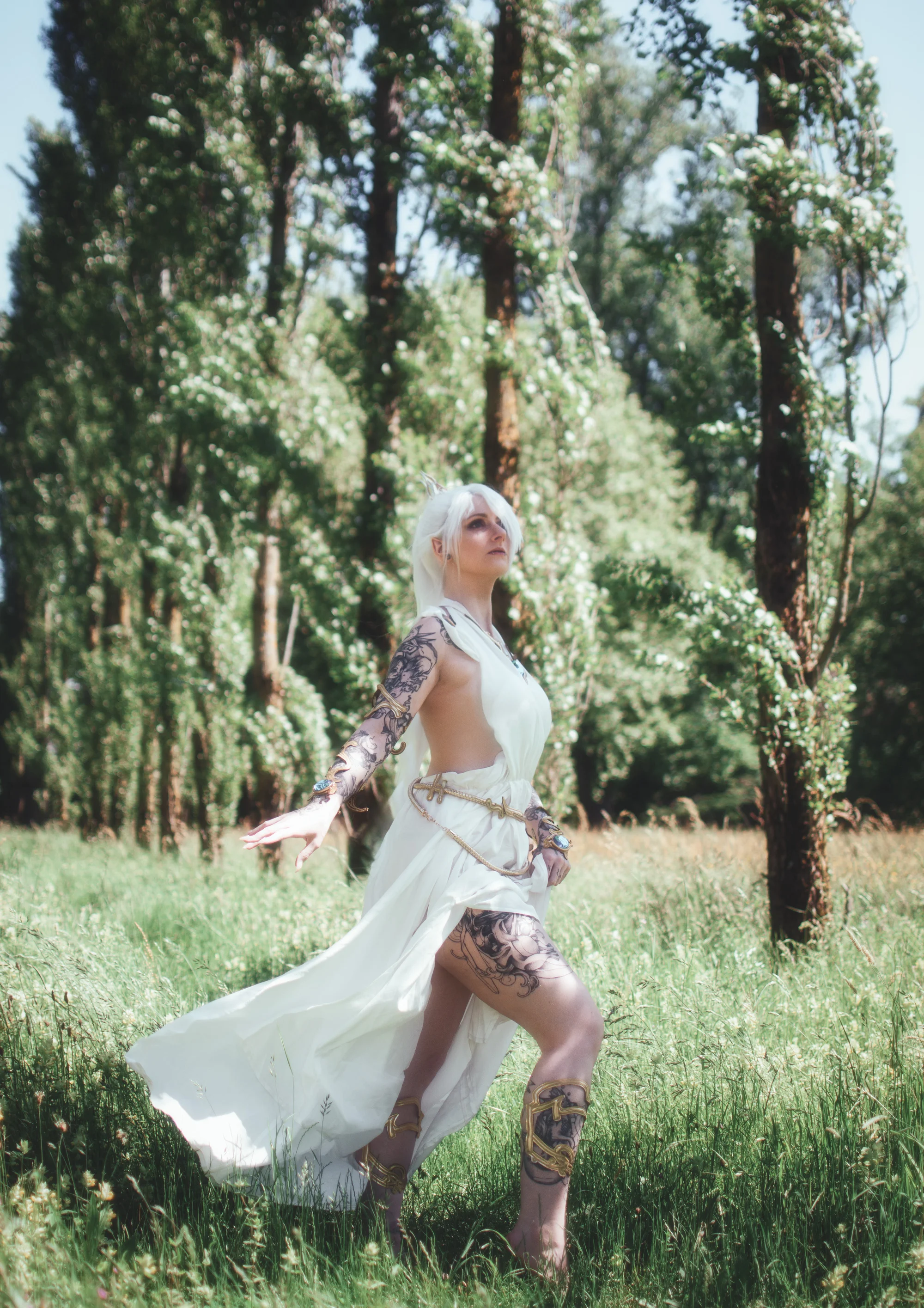 Cosplay-Cover: Shadowheart [Selûne Goddess Dress] ♪