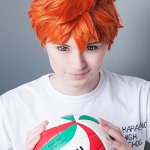 Cosplay: Hinata Shōyō (black/white jersey)