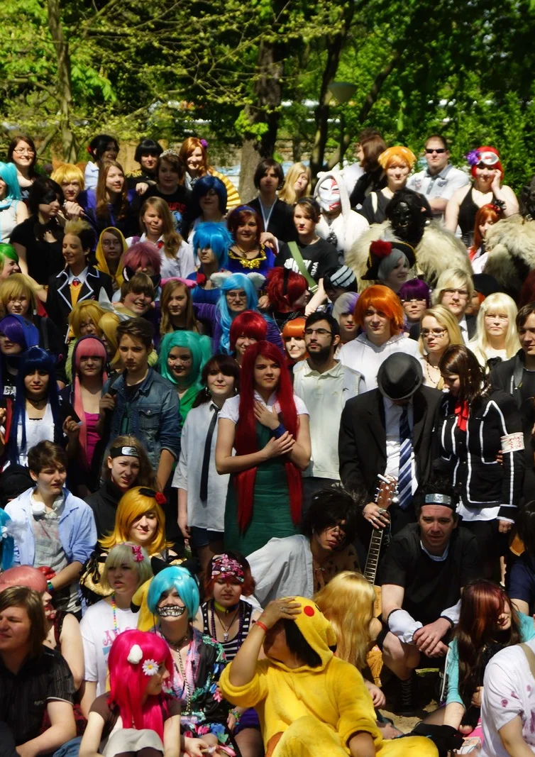 Cosplay-Cover: Gruppenfotos