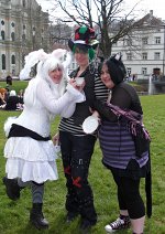 Cosplay-Cover: White Rabbit「Alice im Wunderland」(2010)