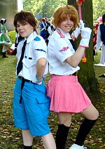 Cosplay-Cover: Military!Shaolan und Military!Sakura (Card Captor 