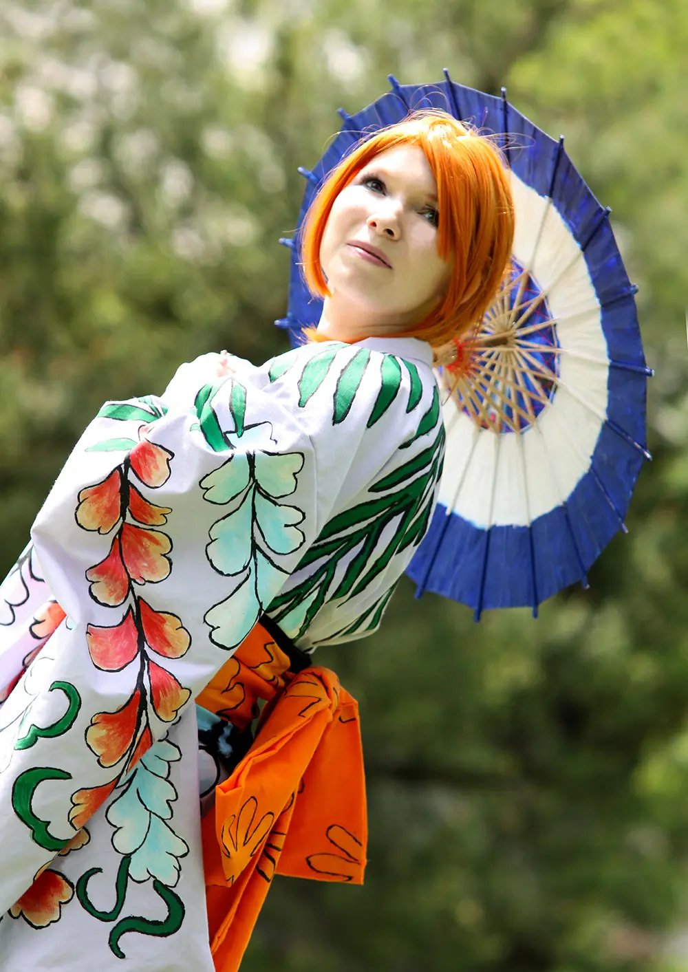 Cosplay-Cover: Nami (Artbook Kimono flieder)