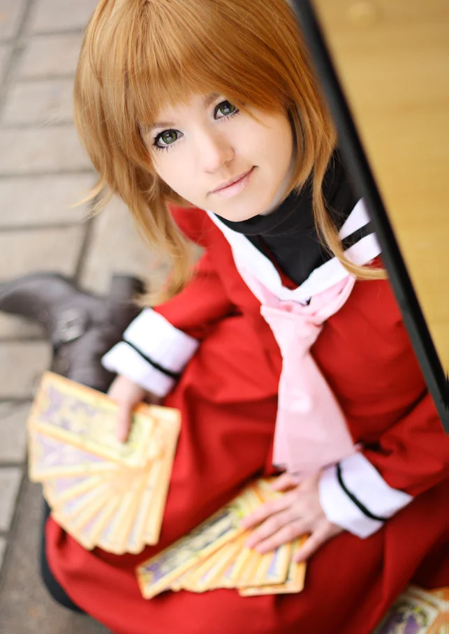 Cosplay-Cover: Sakura Kinomoto [Winteruniform]