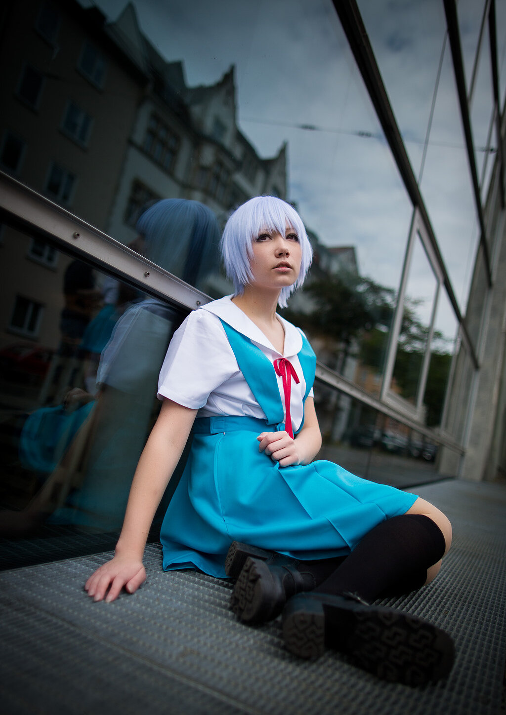 Cosplay-Cover: Rei Ayanami 【綾波 レイ】- School Uniform