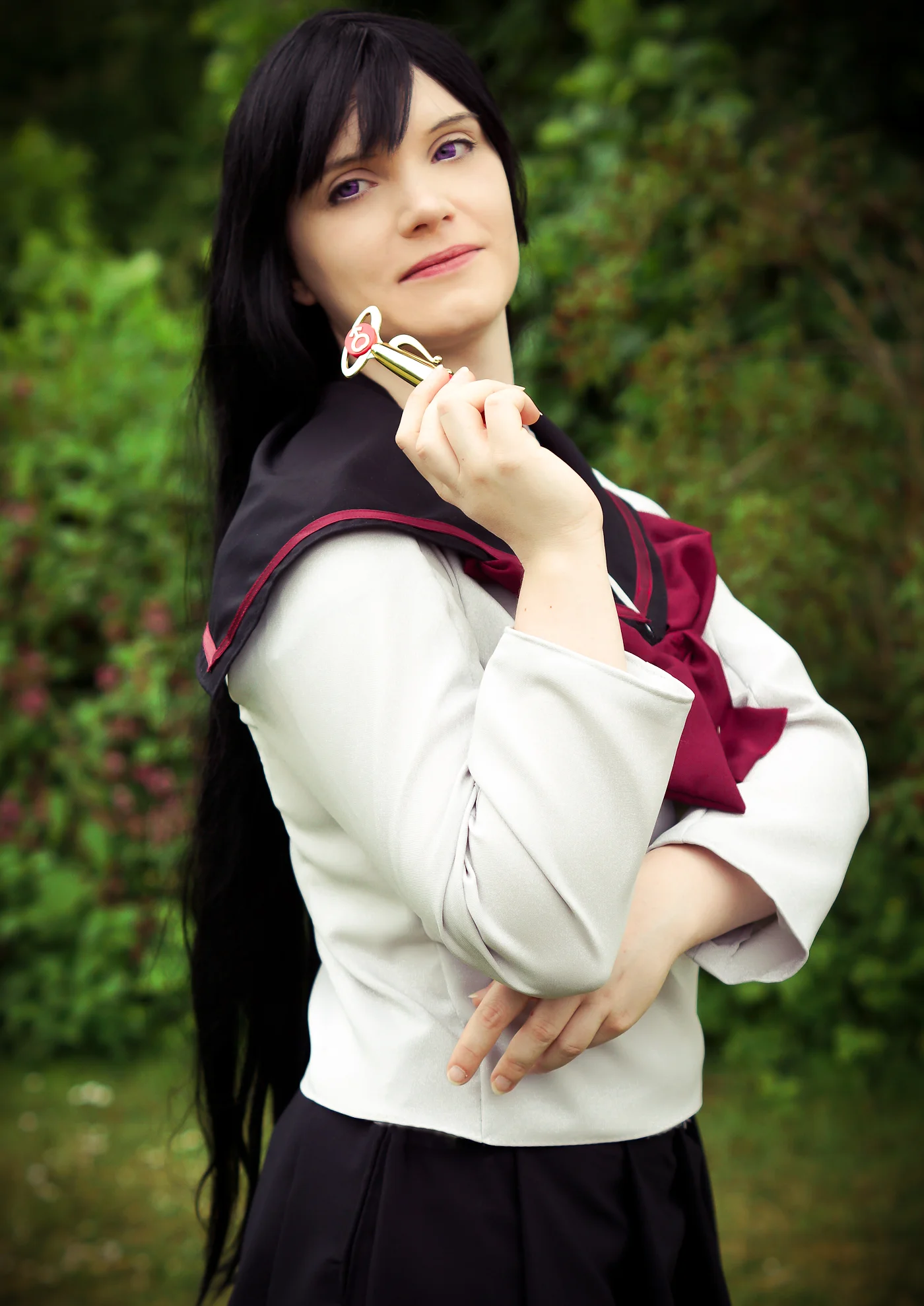 Cosplay-Cover: Rei Hino (Schuluniform)