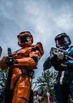 Cosplay-Cover: Halo Master Chief (rot)