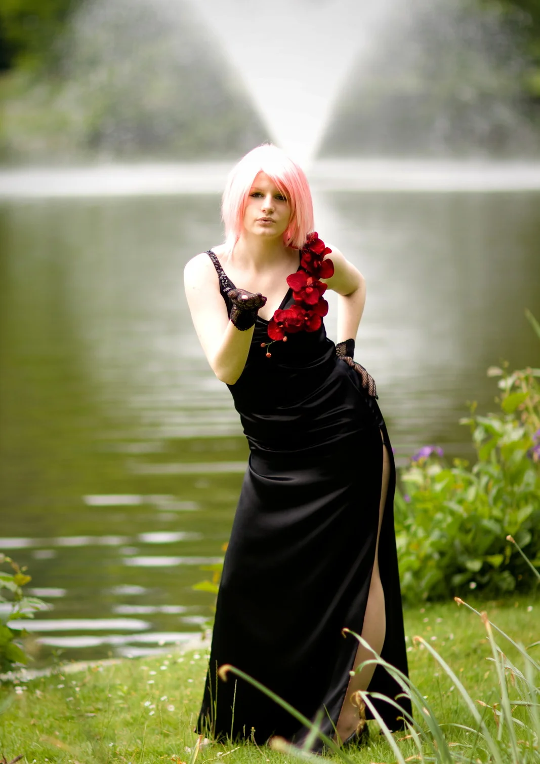 Cosplay-Cover: Haruno ◘ Sakura [Black Dress]