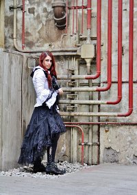 Cosplay-Cover: Lolita (schwarz / weiss)