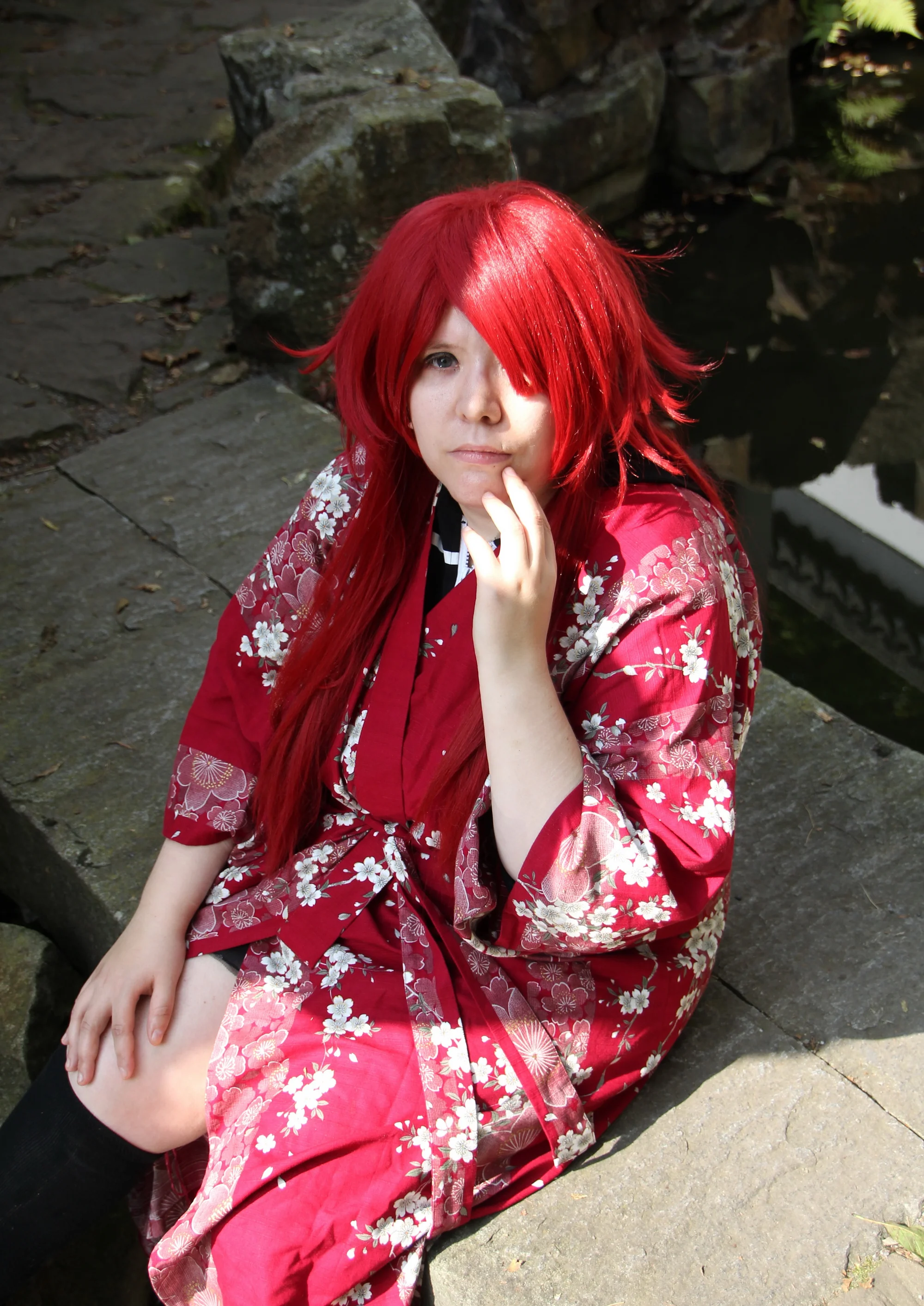 Cosplay-Cover: Grell [Kimono Version.]