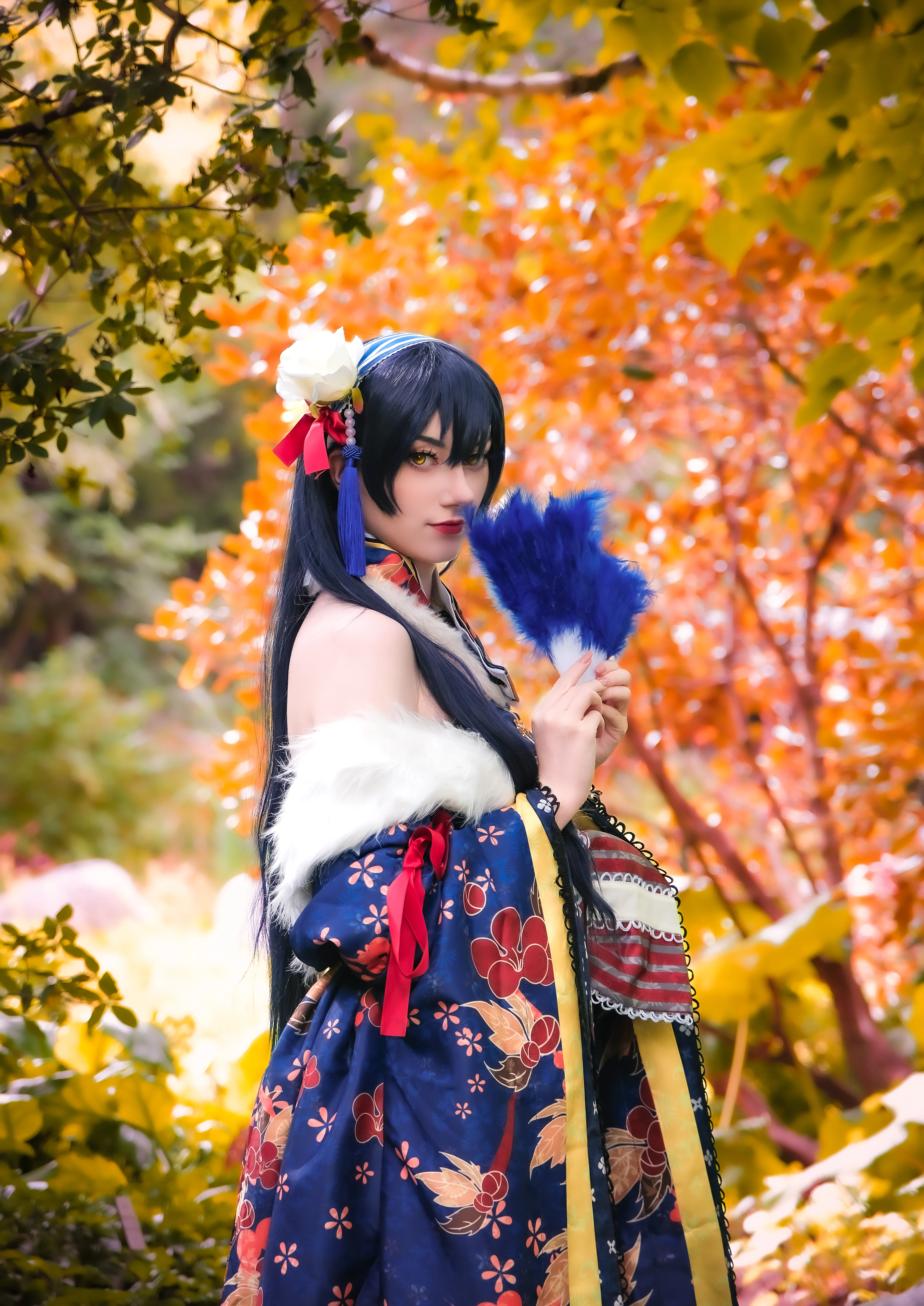 Cosplay-Cover: Umi Sonoda – New Years Kimono