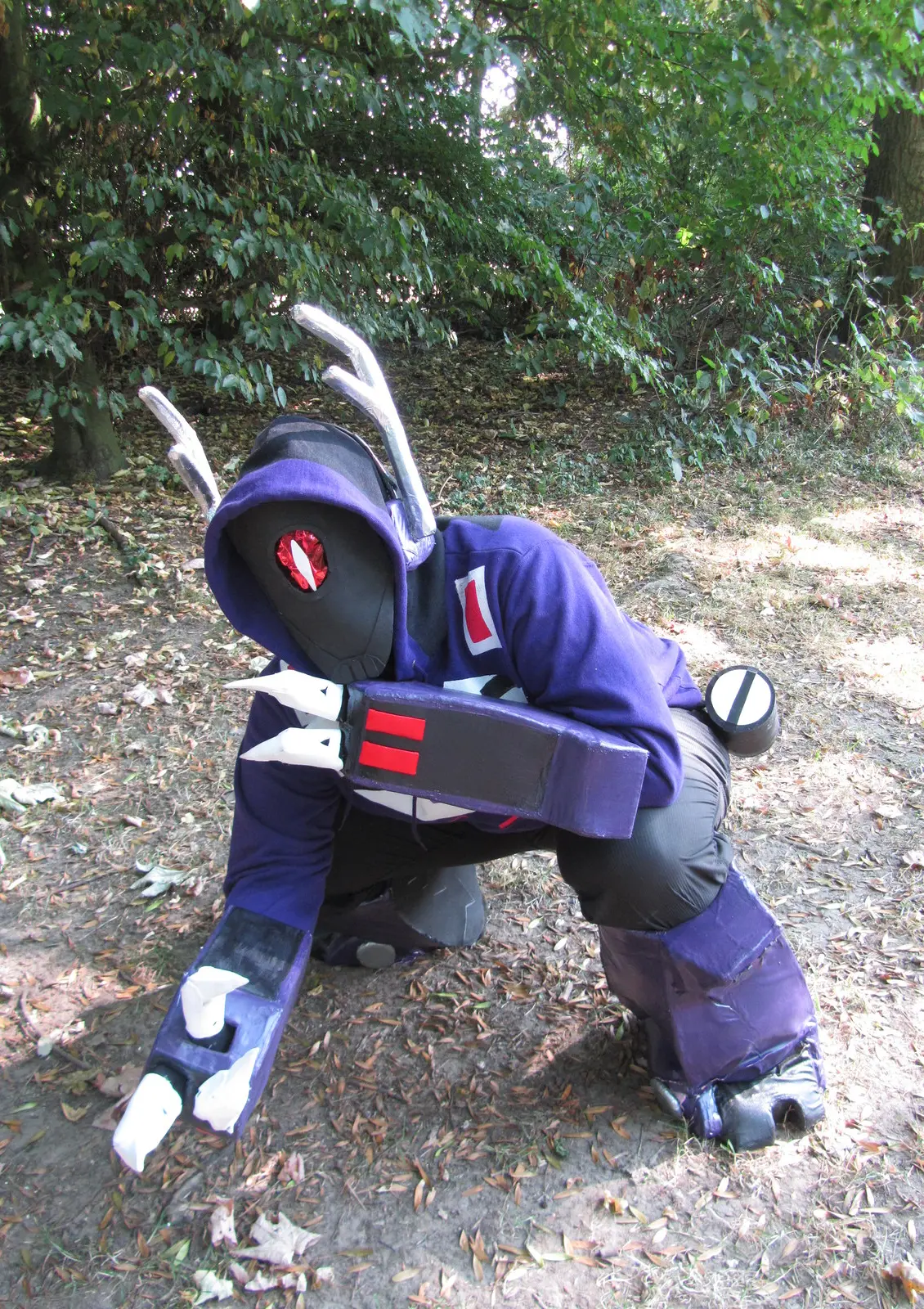 Cosplay-Cover: Shockwave TFA (Human-bot)