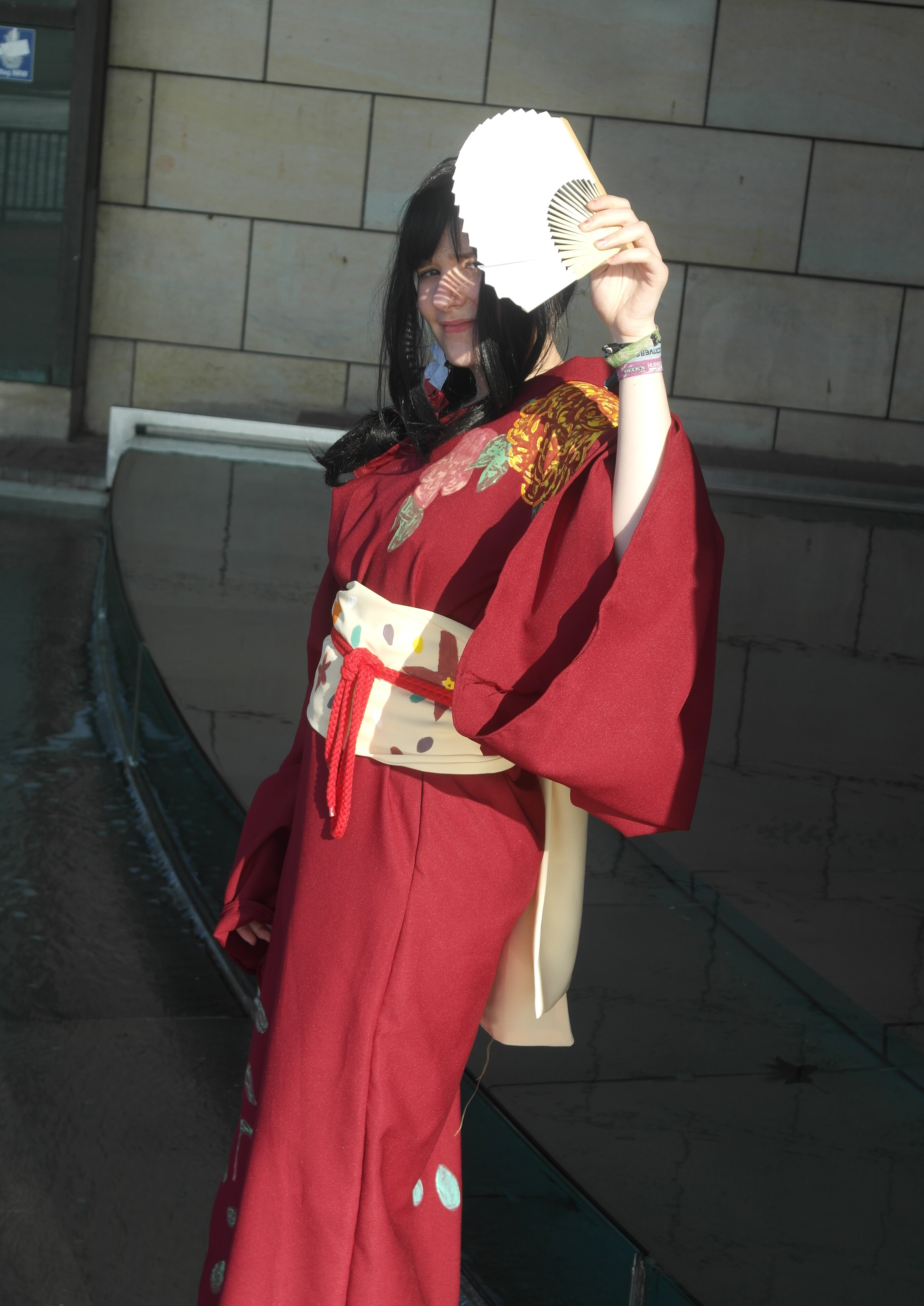 Cosplay-Cover: Mio Akiyama im Kimono