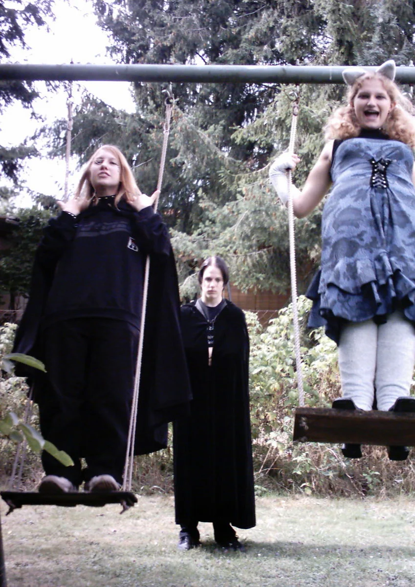 Cosplay-Cover: der schwarze Samtumhang