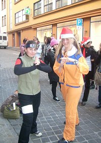 Cosplay-Cover: Naruto (Sexy no Jutsu + Weihnachtsmütze)