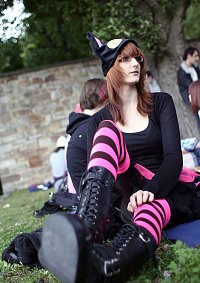 Cosplay-Cover: Pink/black Neko