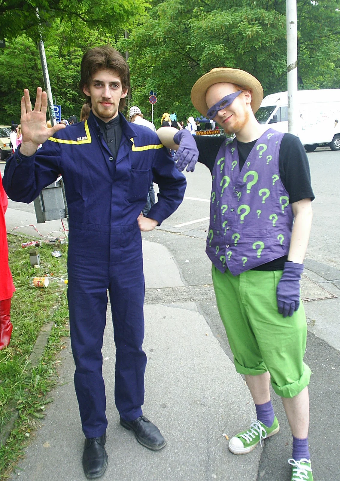 Cosplay-Cover: Riddler (Pseudo-Sommerversion)