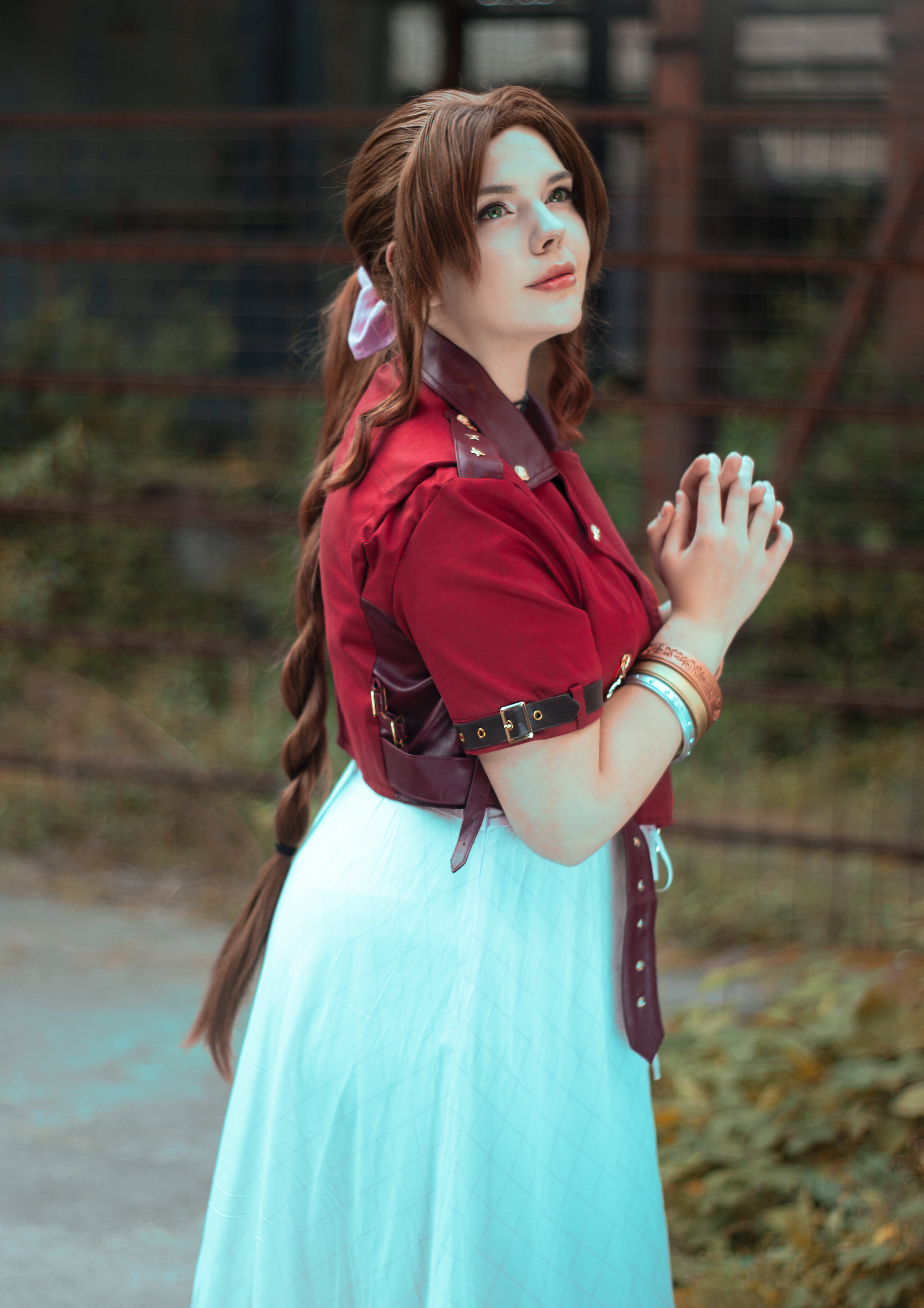 Cosplay-Cover: Aerith Gainsborough [FFVII Remake]