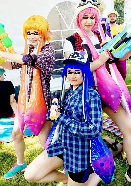 Cosplay-Cover: Blue Inkling (Splatoon)