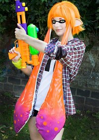 Cosplay-Cover: Orange Inkling (Splatoon)