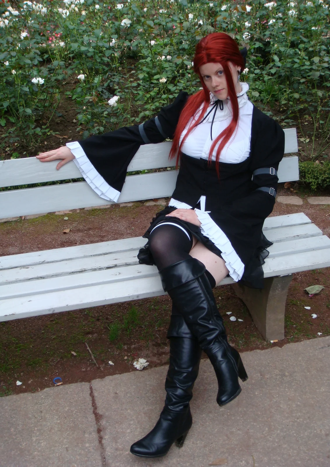 Cosplay-Cover: Erza Scarlet (Goth Loli - Miss Fairy Tail Contest)