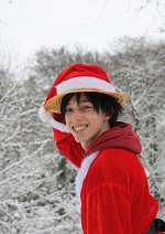 Cosplay-Cover: Monky D. Ruffy (X-mas  Version)