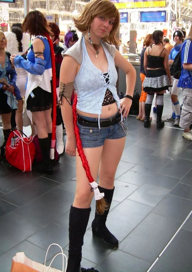 Cosplay-Cover: Yuna Chocobo free rider style 