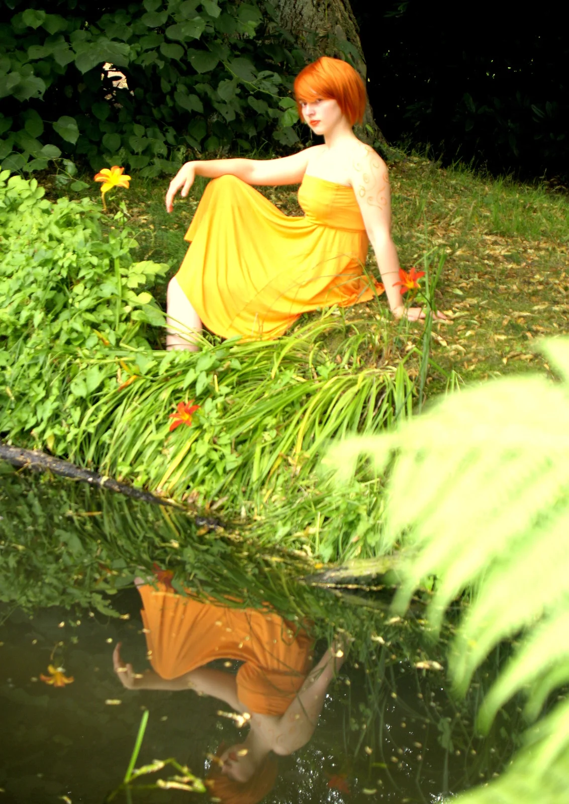Cosplay-Cover: Farbe Orange
